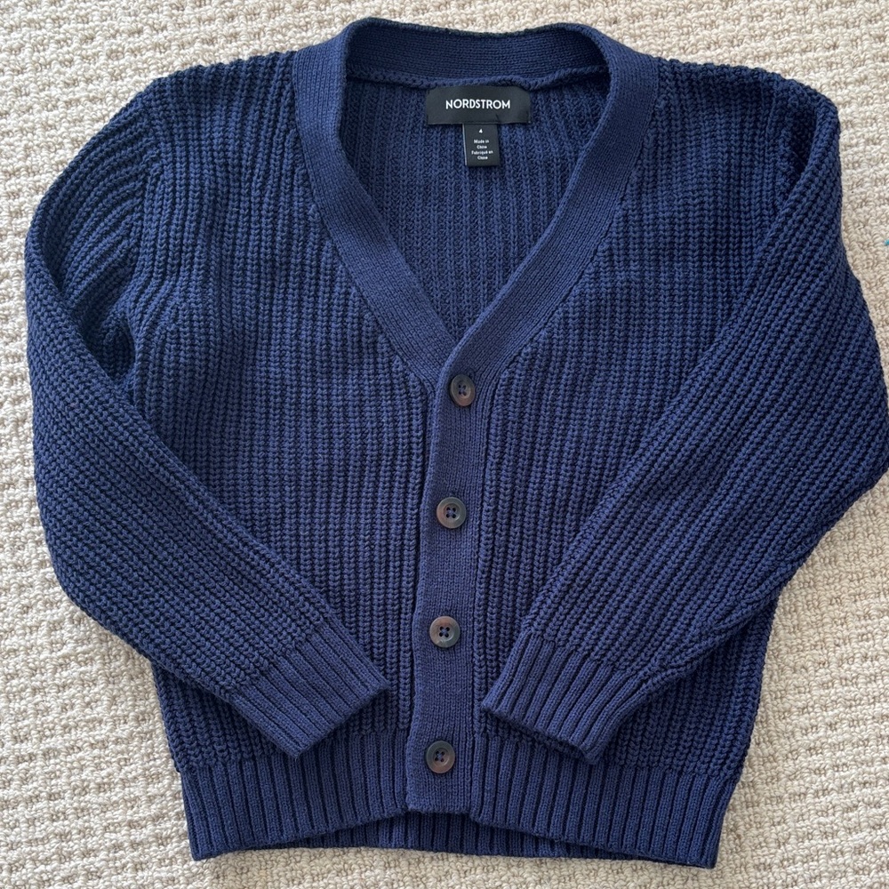 Nordstrom kids  Deep Blue Cardigan